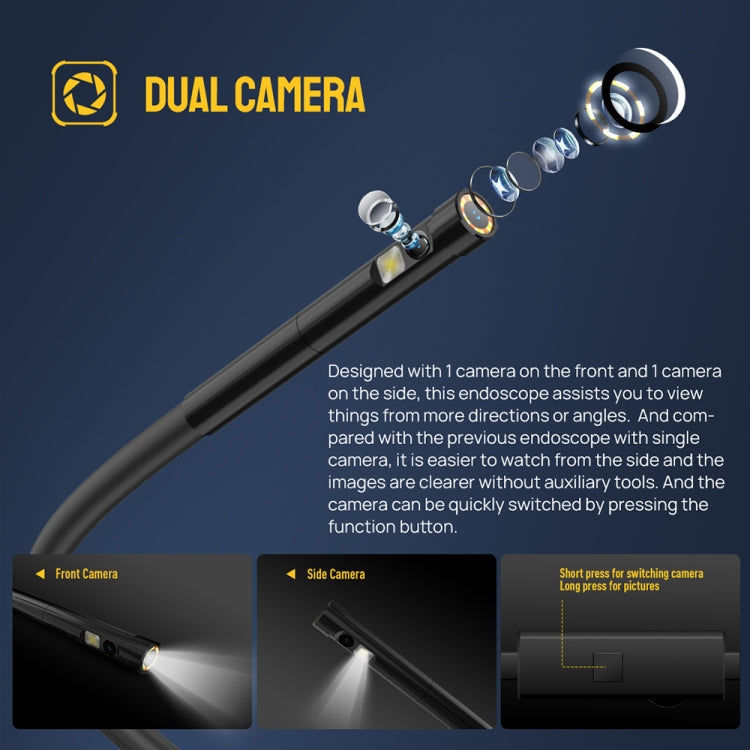 Ulefone Endoskop E2 IP67 Wasserdichtes digitales Endoskop für Ulefone Armor 9 / 9E / Power Armor 13 / 16 Pro / 18T / Armor Pad, uSmart E2 elektroniktrade Switzerland