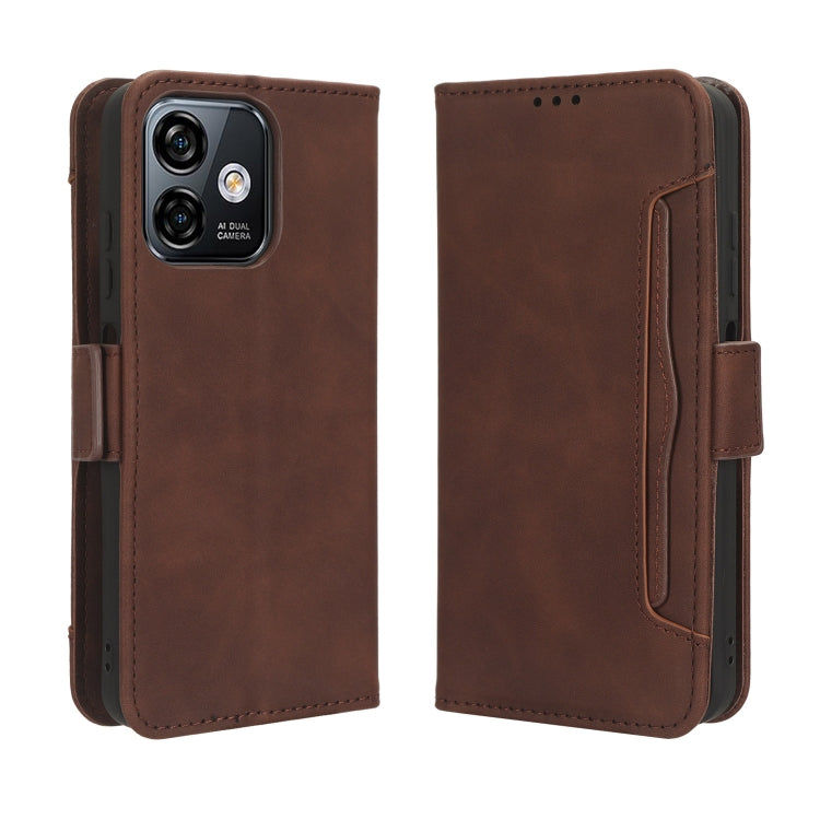 Ulefone Für Ulefone Note 16 Pro Hautgefühl Kalbstextur Kartenfächer Leder Handyhülle (Braun) Elektroniktrade Switzerland