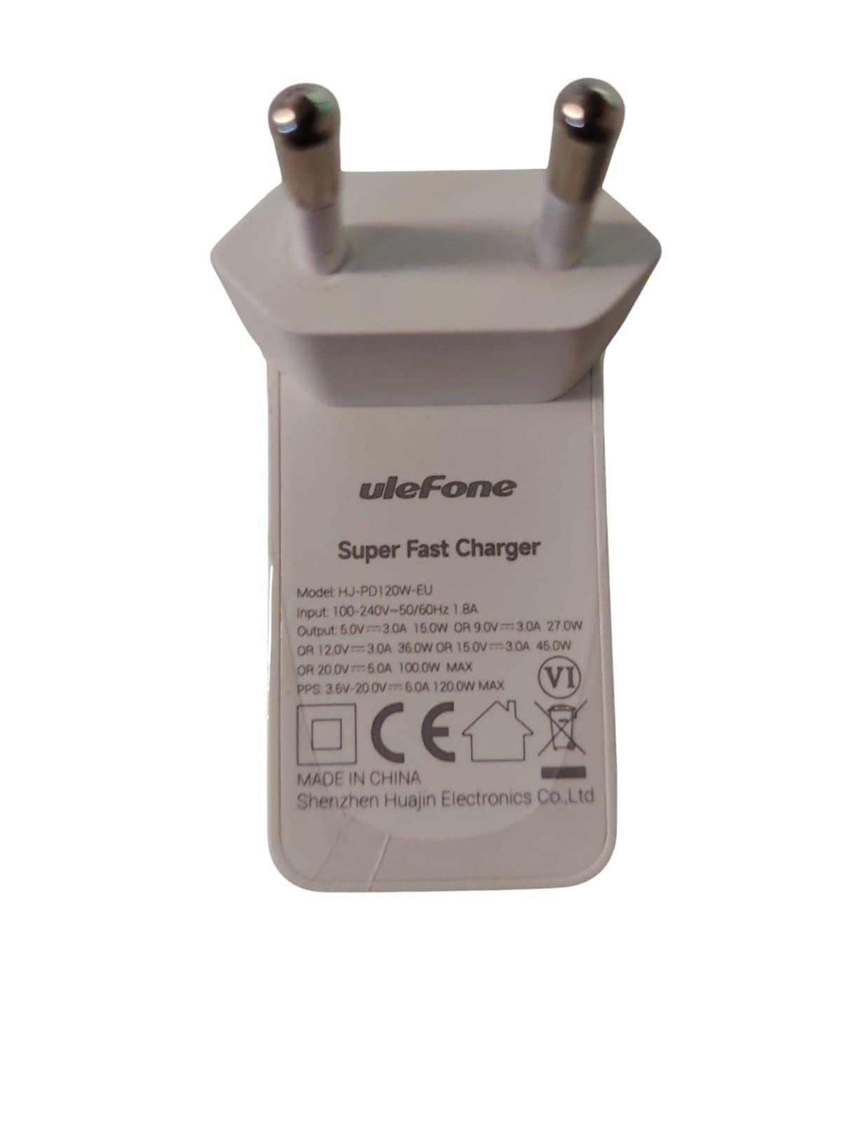 Ulefone Original Ladegerät 20V6A 120W für Armor 23/26/28/29 Serie Weiss elektroniktrade Switzerland