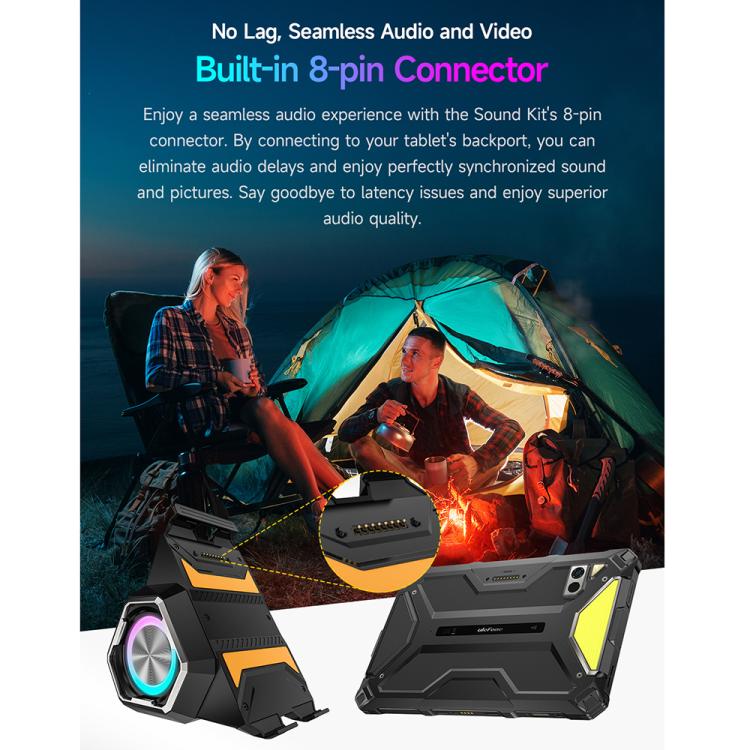 Ulefone Tragbarer Ulefone-Halter, kabelloser Bluetooth-Lautsprecher für Ulefone Armor Pad 4/4 Ultra, For Ulefone Armor Pad 4 / 4 Ultra Elektroniktrade Switzerland