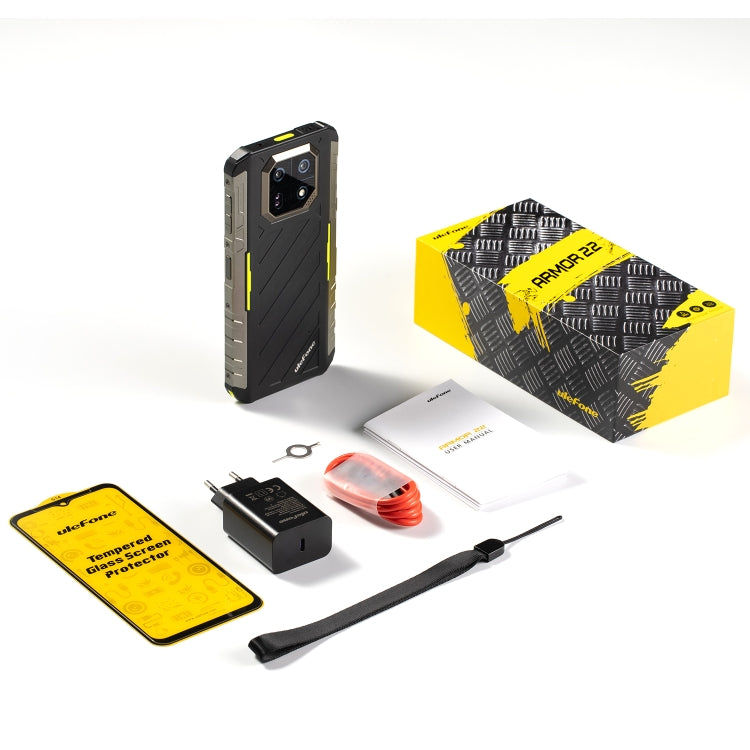 Ulefone Ulefone Armor 22, 8 GB + 256 GB IP68/IP69K, 6,58 Zoll 4G, NFC, OTG Elektroniktrade Switzerland