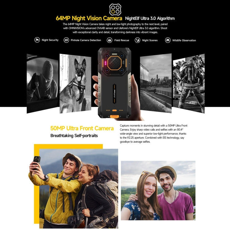 Ulefone Ulefone Armor 26 Ultra Rugged Phone, 6,78 Zoll Android 13 MediaTek Dimensity 8020 Octa Core, Netzwerk: 5G, NFC, 12GB+512GB Elektroniktrade Switzerland