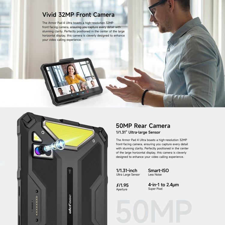 Ulefone Ulefone Armor Pad 4 Ultra Thermal Version Robustes Tablet, 8 GB + 256 GB elektroniktrade Switzerland