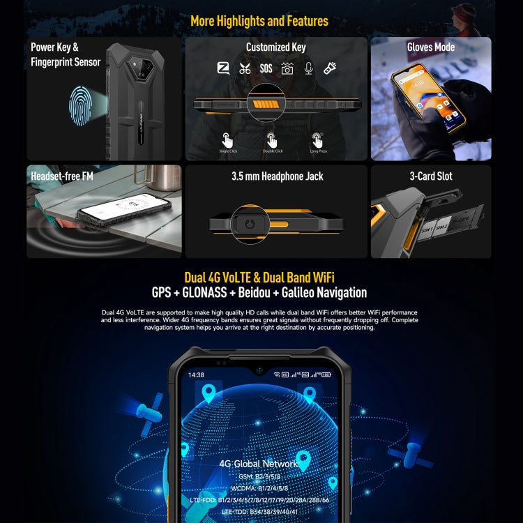 Ulefone Ulefone Armor X13, Robustes IP68/IP69K-Telefon, 6,52 Zoll Octa Core Elektroniktrade Switzerland