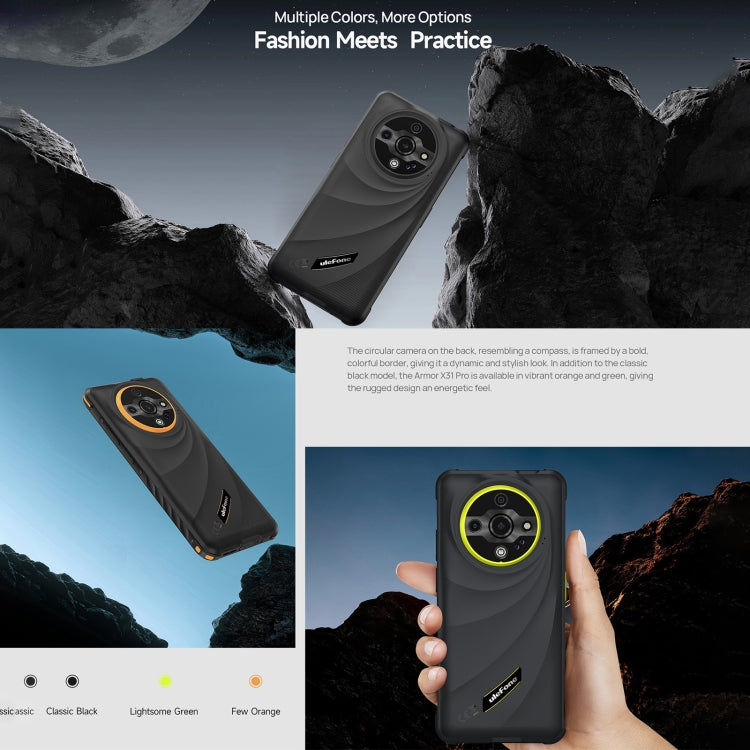 Ulefone Ulefone Armor X31 Pro 5G, 8 GB + 256 GB, Nachtsicht, IP68/IP69K, 6,56 Zoll Android 14 Elektroniktrade Switzerland
