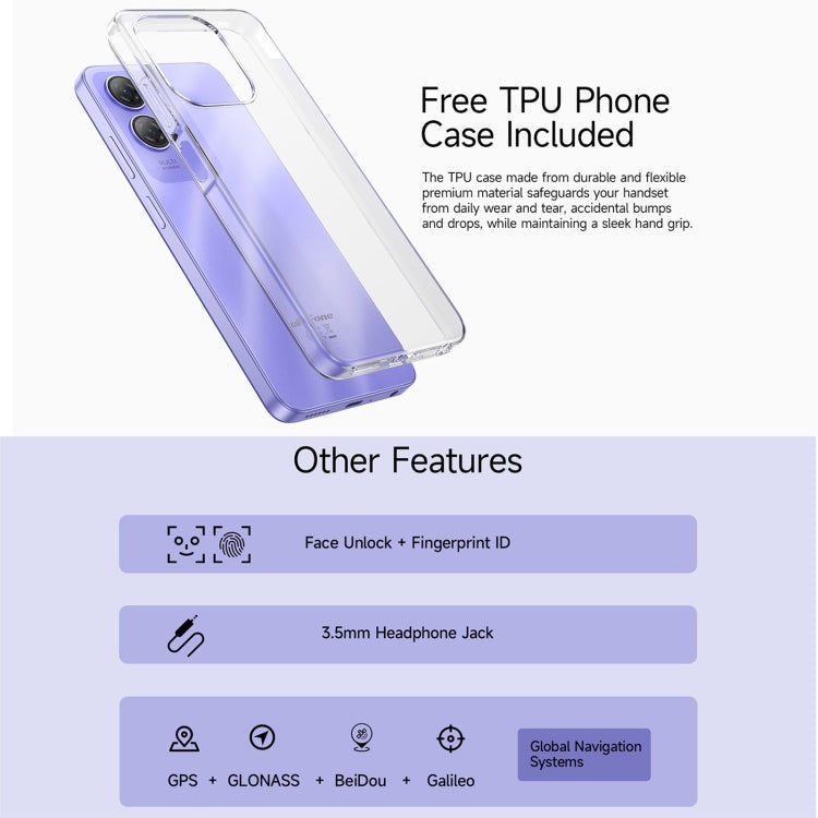 Ulefone Ulefone Note 21, 4 GB + 128 GB, Face ID und Fingerabdruck, Akku 5000mAh elektroniktrade Switzerland