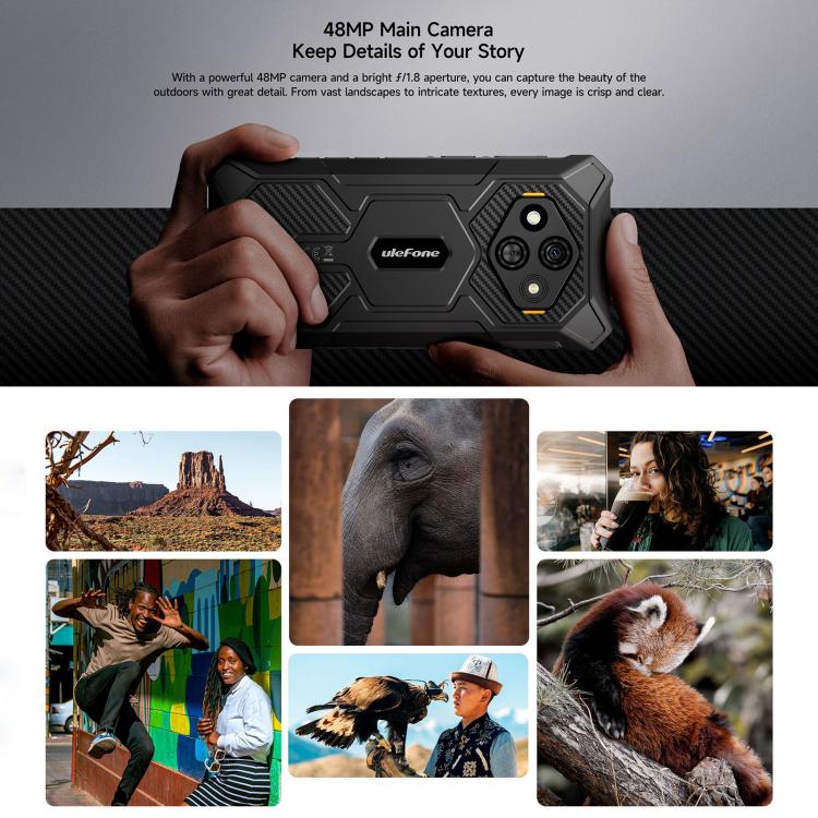 Ulefone Ulefone RugKing 3 Pro, 8 GB + 128 GB, robustes Smartphone (IP68/IP69K), 6,56 Zoll, Android 15, Unisoc T7250 Octa-Core-Prozessor, Netzwerk: 4G, NFC, OTG, RugKing 3 Pro, 8GB+128GB Elektroniktrade Switzerland