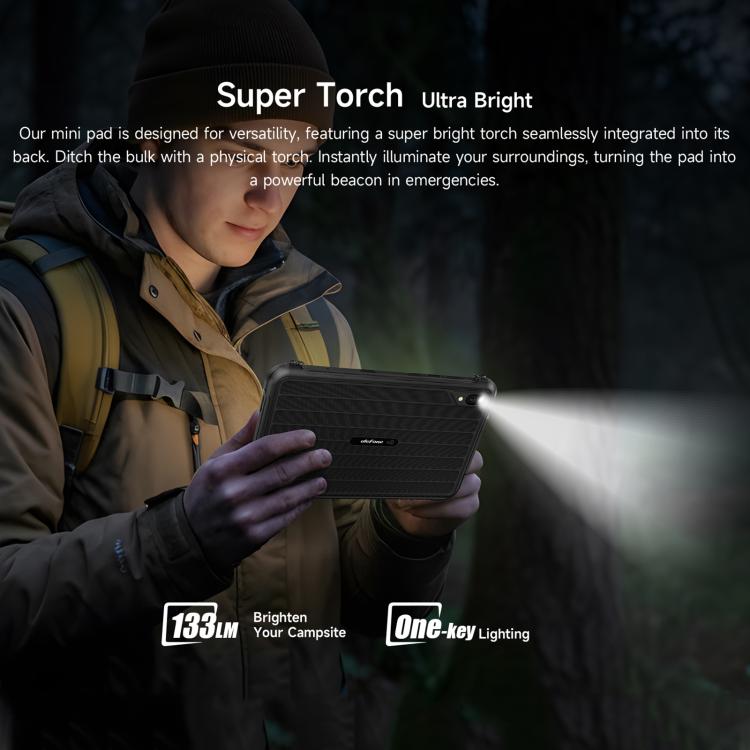 Ulefone Ulefone Rugking Pad Pro Robustes Tablet-PC, 8 GB + 128 GB, 8,68 Zoll, Android 16, Unisoc T7250 Octa-Core-Prozessor, 4G-Netzwerk, EU-Stecker elektroniktrade Switzerland