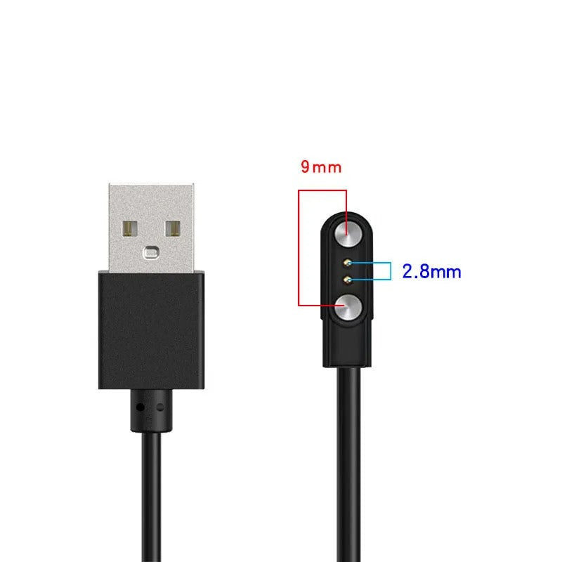 2-Pin USB Ladeadapter Kabel für Smartwatch