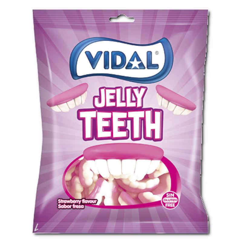 Vidal Vidal Jelly Teeth, Fruchtgummi, 1 Beutel je 90g Elektroniktrade Switzerland