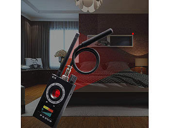 VisorTech Profi-Akku-Spycam- & Wanzendetektor, erkennt 1 MHz-6,5 GHz, GSM u.v.m. elektroniktrade Switzerland