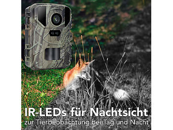 VisorTech VisorTech WLAN-Wildkamera mit 50 MP, interpolierter 4K-Auflösung & No-Glow-IRs elektroniktrade Switzerland