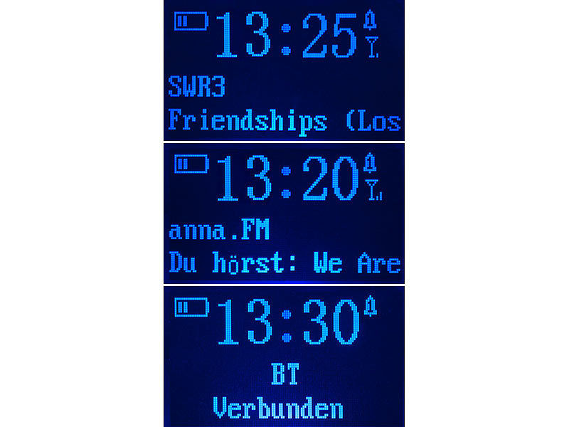 VR-Radio Badezimmer-Akku-Radio mit DAB+/FM, Bluetooth, Freisprech-Funktion, 6 W Elektroniktrade Switzerland