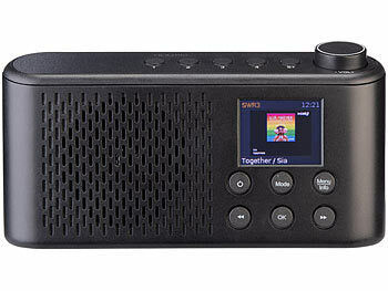 VR-Radio Mobiles Akku-Digitalradio mit DAB+/FM, Farbdisplay, Bluetooth 5.3, 6 W Elektroniktrade Switzerland