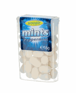 Woogie Woogie Fruchtbonbons Mints Tutti Frutti / Pepermint, je 16g, 1 Dose elektroniktrade Switzerland