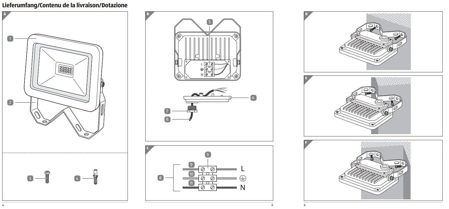 WORKZONE® 15-W-LED-Strahler 6500 K, kaltweiss