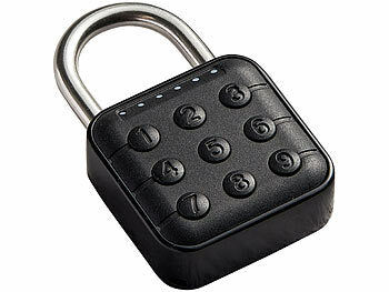 Xcase Xcase Smartes Metall-Vorhängeschloss mit Zahlencode & App, Bluetooth 5, IP67 elektroniktrade Switzerland