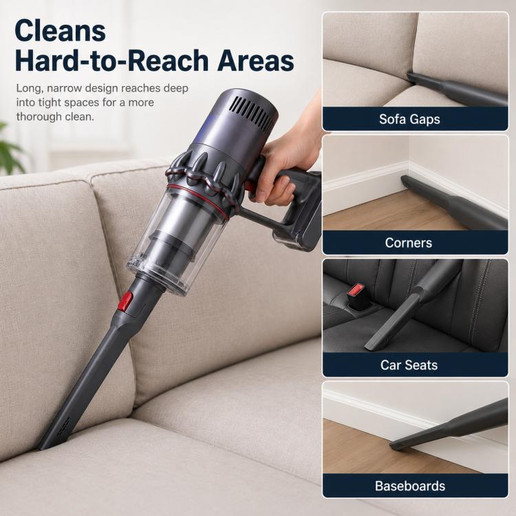 xdsource Ersatzteile für Dyson V7 / V8 / V10 / V11 Staubsauger, Long Flat-Nozzle Cleaning Brush Head elektroniktrade Switzerland