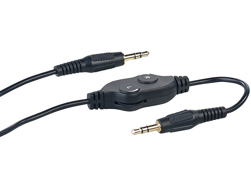 TV-Kinnbügel-Kopfhörer mit 3,5-mm-Klinkenanschluss, bis 117 dB