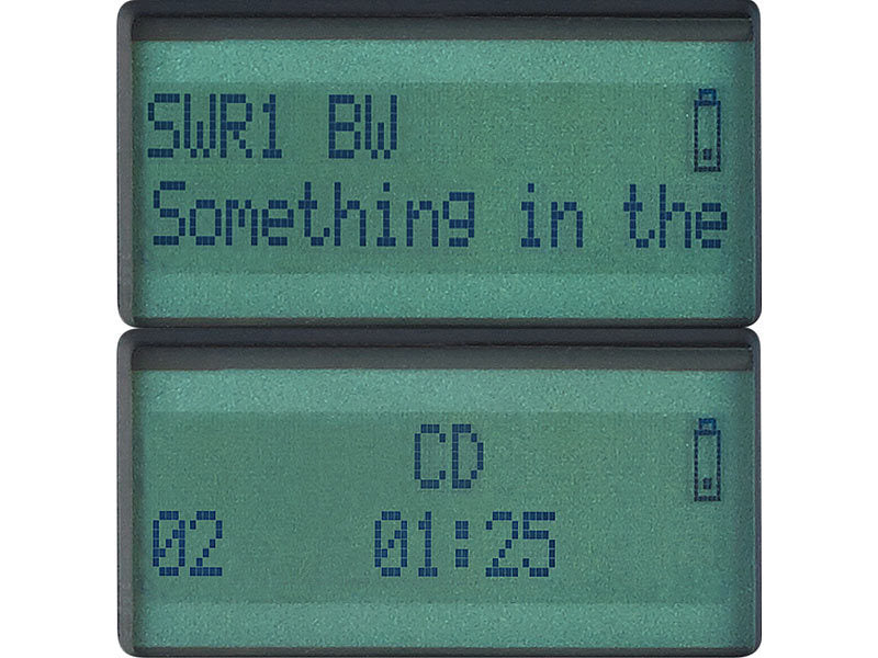 Tragbarer CD-Player, DAB+ Radio, Bluetooth, Akku, Ohrhörer, Anti-Shock