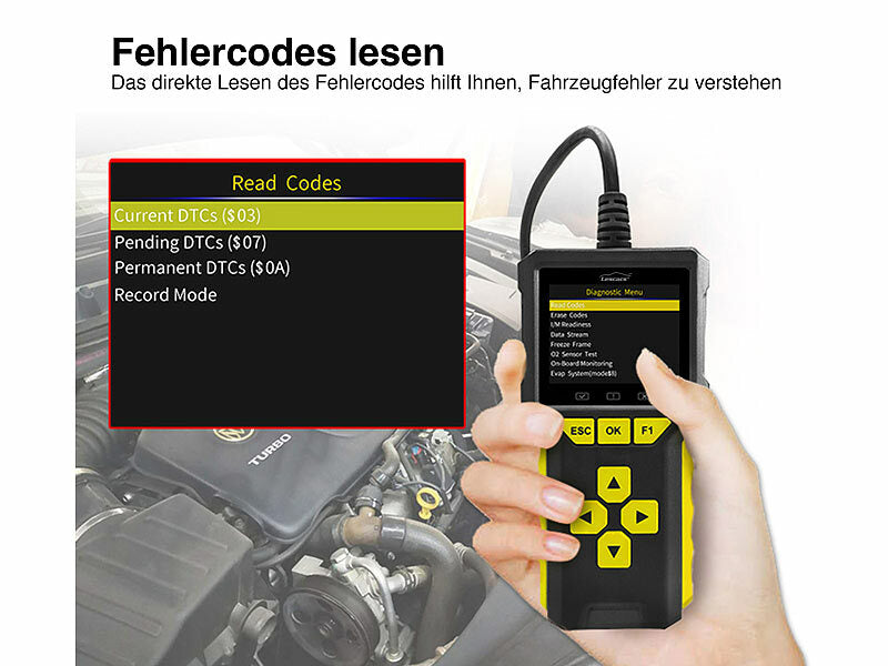 Professioneller 2in1-OBD2-Scanner und Batterie-Tester, HD-Farbdisplay