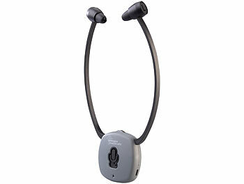newgen medicals Digitaler TV-Funkkopfhörer und Hörverstärker, 2,4 GHz, bis 100 dB
