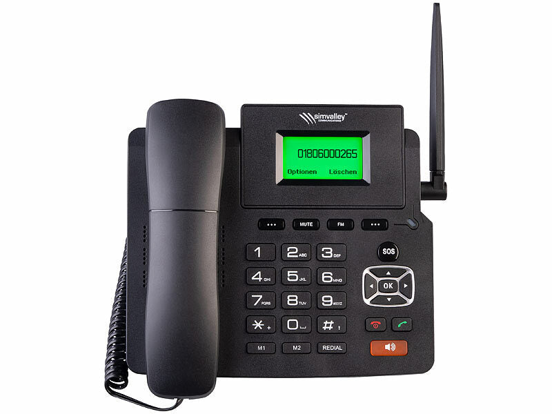 4G-Tischtelefon, Hotspot-Funktion, WLAN, Akku, ohne Vertrag & SIM-Lock