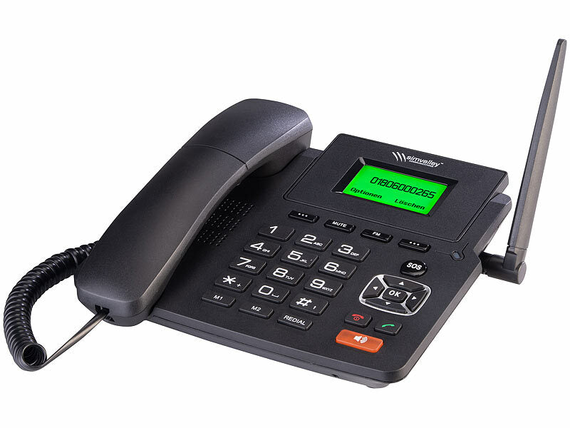 4G-Tischtelefon, Hotspot-Funktion, WLAN, Akku, ohne Vertrag & SIM-Lock