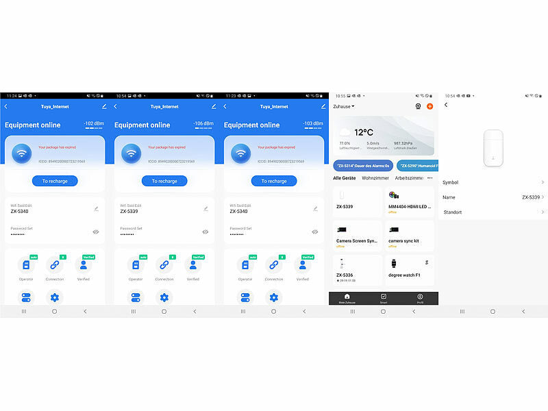 Mobiler 4G/LTE-Router im Kreditkartenformat, bis 150 Mbit/s, Akku, App