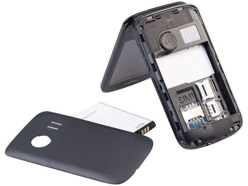 4G-Senioren-Klapphandy mit 2,8"-Farbdisplay, Garantruf Easy, BT 5