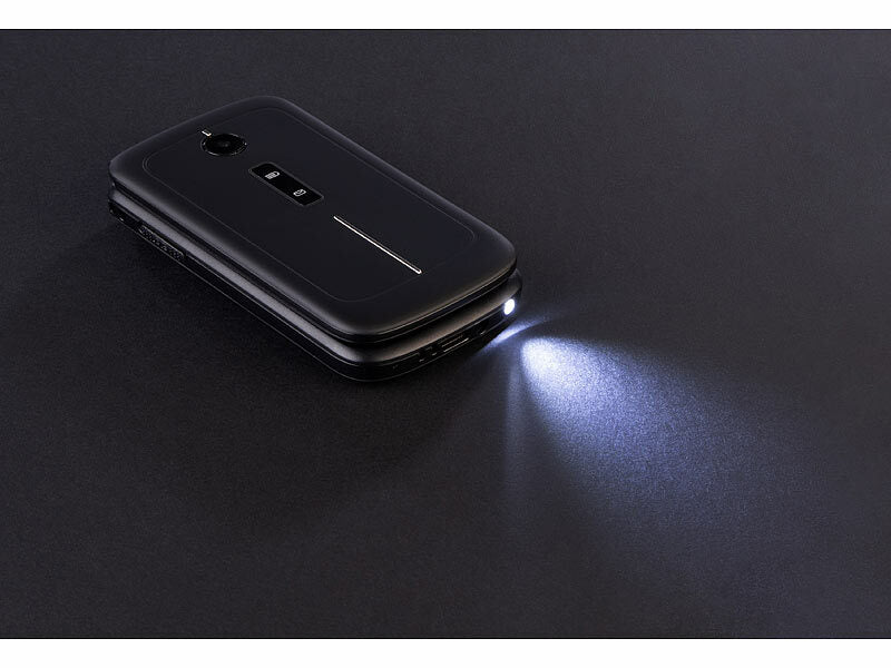 4G-Senioren-Klapphandy mit 2,8"-Farbdisplay, Garantruf Easy, BT 5