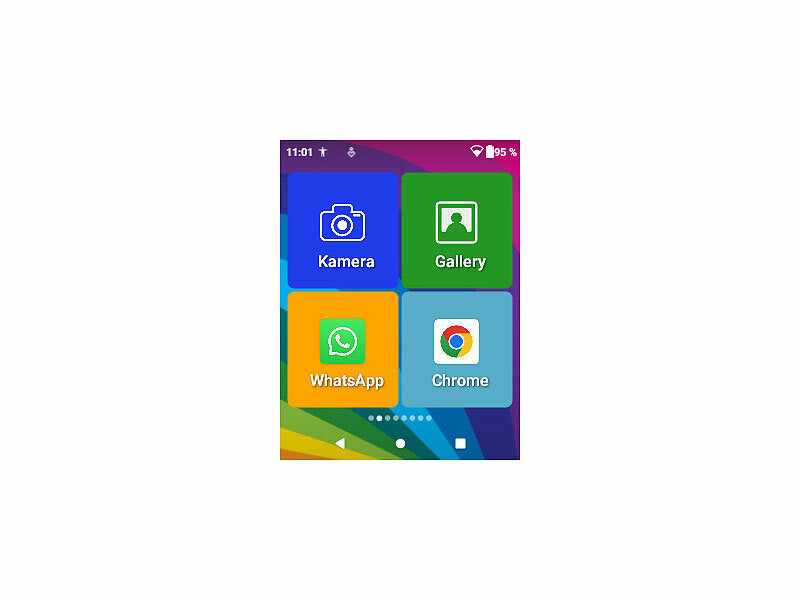 4G-Senioren-Handy, Touchdisplay, WhatsApp, SOS-Funktion, GPS, Android