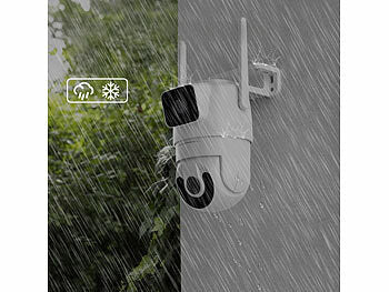 Überwachungskamera mit Gegensprech-Funktion und Sirene für mehr Sicherheit erhältlich auf eMall