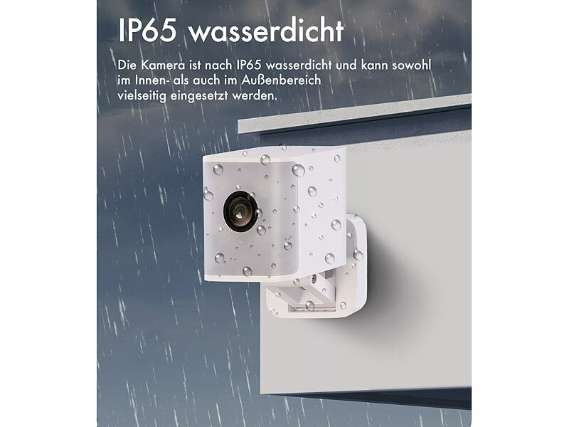 Wetterfeste Dualband-IP-Kamera, 4MP, Farbnachtsicht, IP65