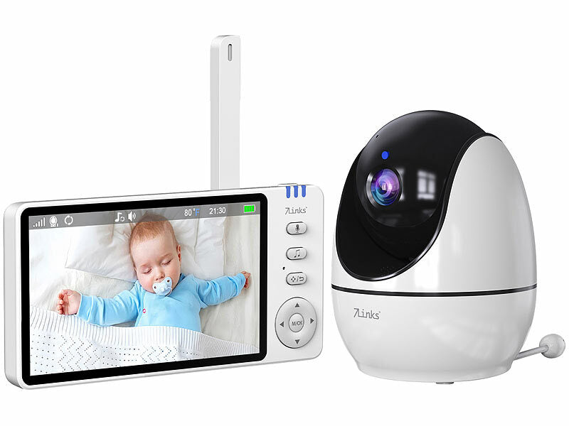 HD-Video-Baby Seniorenkamera, schwenk- & neigbar, mit Notruf-Fernbedienung