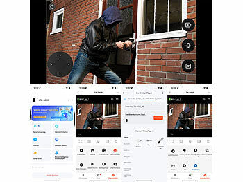 7links Akku-Outdoor-IP-Überwachungskamera mit 2K, Dualband-WLAN, PIR, App erhältlich auf eMall