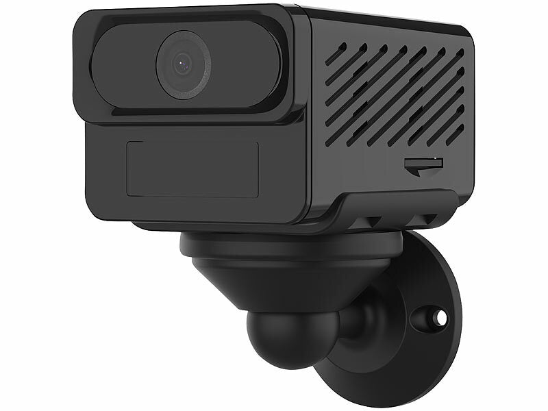 2K-Mini-IP-Kamera mit Dualband-WLAN, Nachtsicht, 4 Std. Akku, Ap