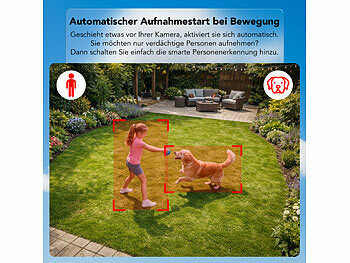 7links 4G/LTE-Akku-Außenkamera mit eSIM & 5 Jahren Datenflat, 2K, Solarpanel erhältlich auf eMall