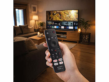 auvisio Lernfähige 3in1-Ready-to-Use-Universal-Fernbedienung für TV/SAT/Audio erhältlich auf eMall