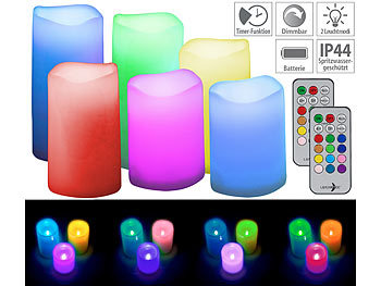farbige LED Kerzen