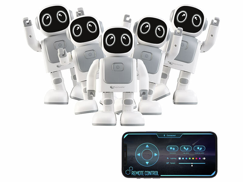 App-programmierbarer Roboter, 130 Bewegungen, Bluetooth, Lautsprecher
