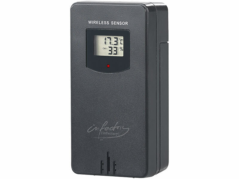 Jumbo-Funk-Wetterstation mit WLAN, Außensensor, Hygro- und Thermometer