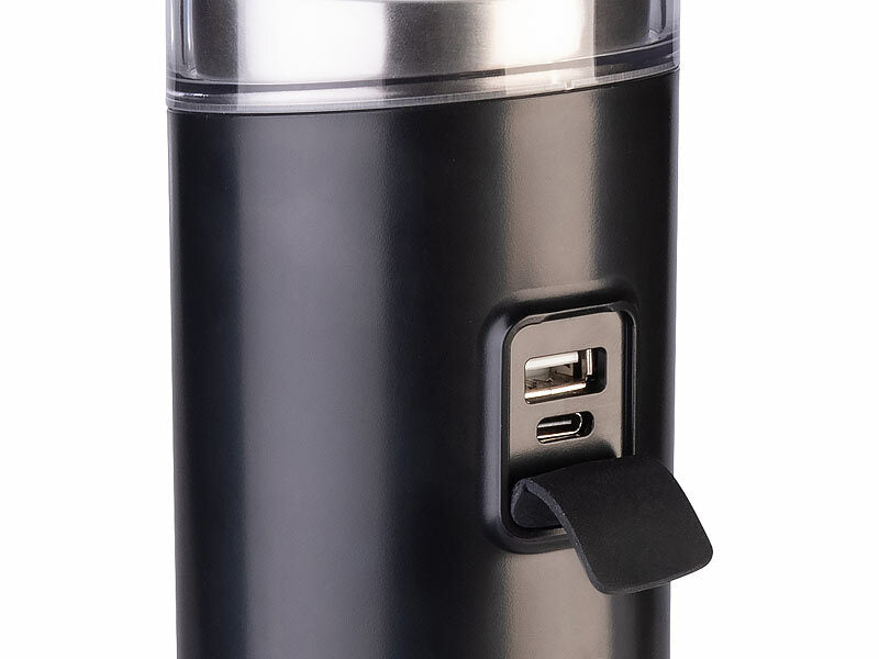 Mobile Akku-Espressomaschine mit Wasserkocher, auch für Kapseln, 15bar