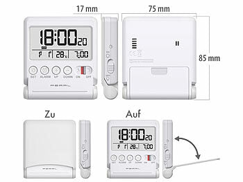 Funkzeit DCF Funk-Wecker erhältlich auf eMall