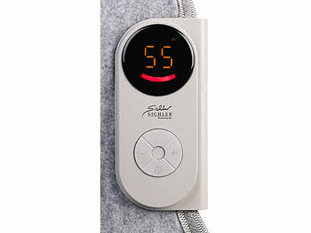 Sichler Rundes Fern-Infrarot-Heizpanel, 5-stufig bis 55 °C, Timer, 230 Watt erhältlich auf eMall