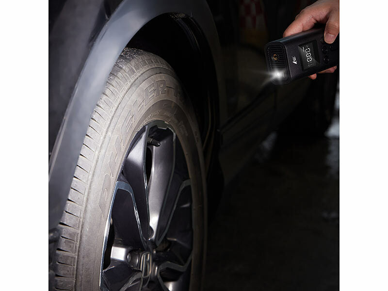 Ultrakompakte Akku-Kompressor-Luftpumpe, 150 psi, 4.000 mAh, 35 W