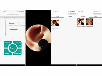 newgen medicals Set: WLAN-Otoskop mit 5MP Kamera und elektrischer Akku-Ohrreiniger erhältlich auf eMall