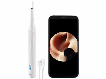 newgen medicals Set: WLAN-Otoskop mit 5MP Kamera und elektrischer Akku-Ohrreiniger erhältlich auf eMall