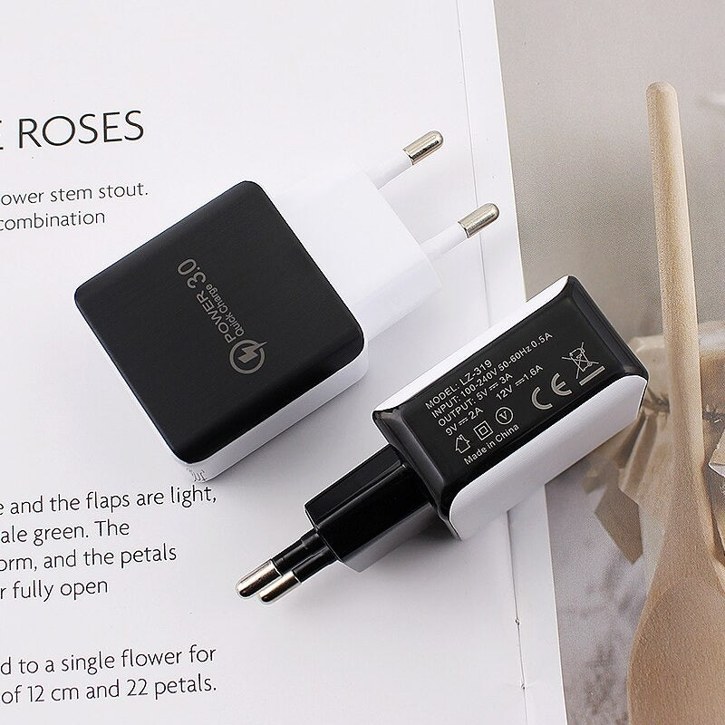 1 USB Port Schnellladegerät Quick Charge 3.0 5V/3A