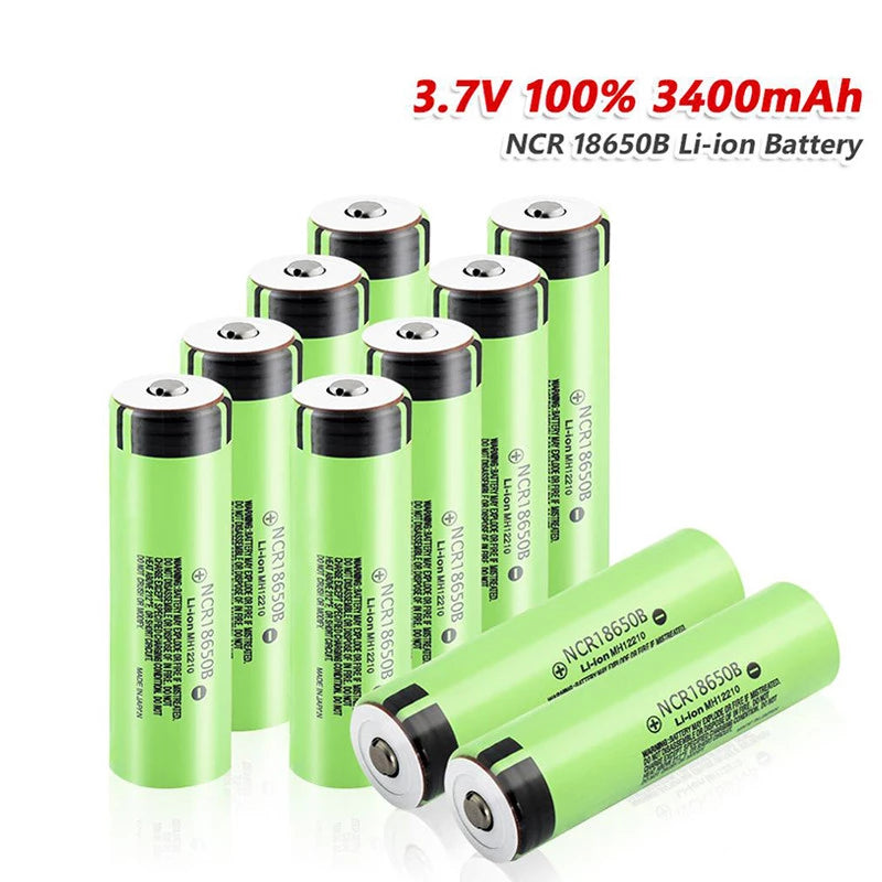 3,7V 3400mAh NCR18650B 18650 Batterie Akku